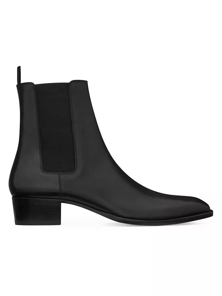 Yves Saint Laurent Wyatt Chelsea Boots in Smooth Leather 1