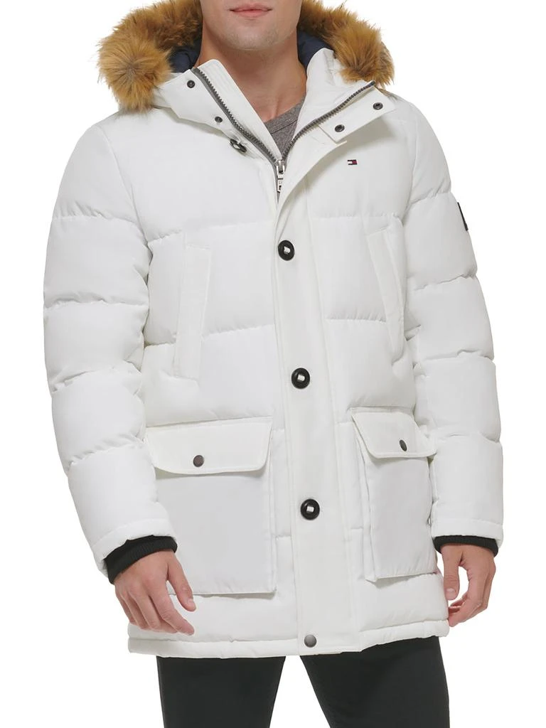 Tommy Hilfiger Artic Faux Fur Trim Hood Puffer Jacket