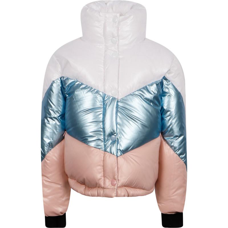 SAM. Athlete jacket in white and pink