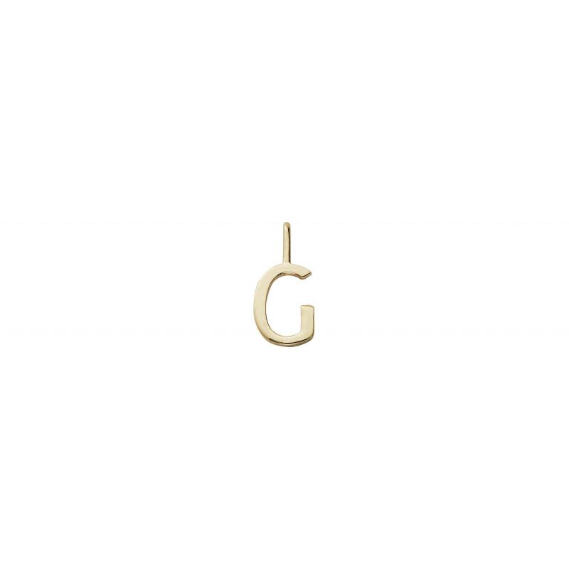 Design Letters Archetype letter charm g