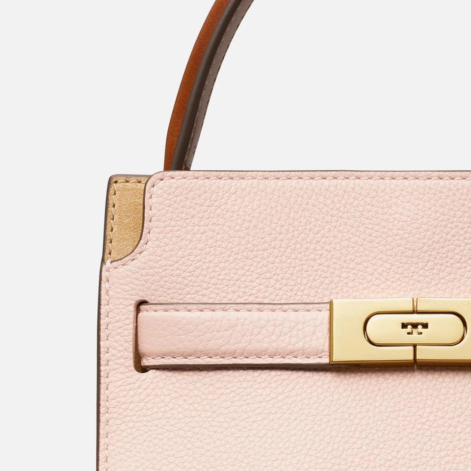 Tory Burch Tory Burch Lee Radziwill Petite Leather And Suede Double Bag 3