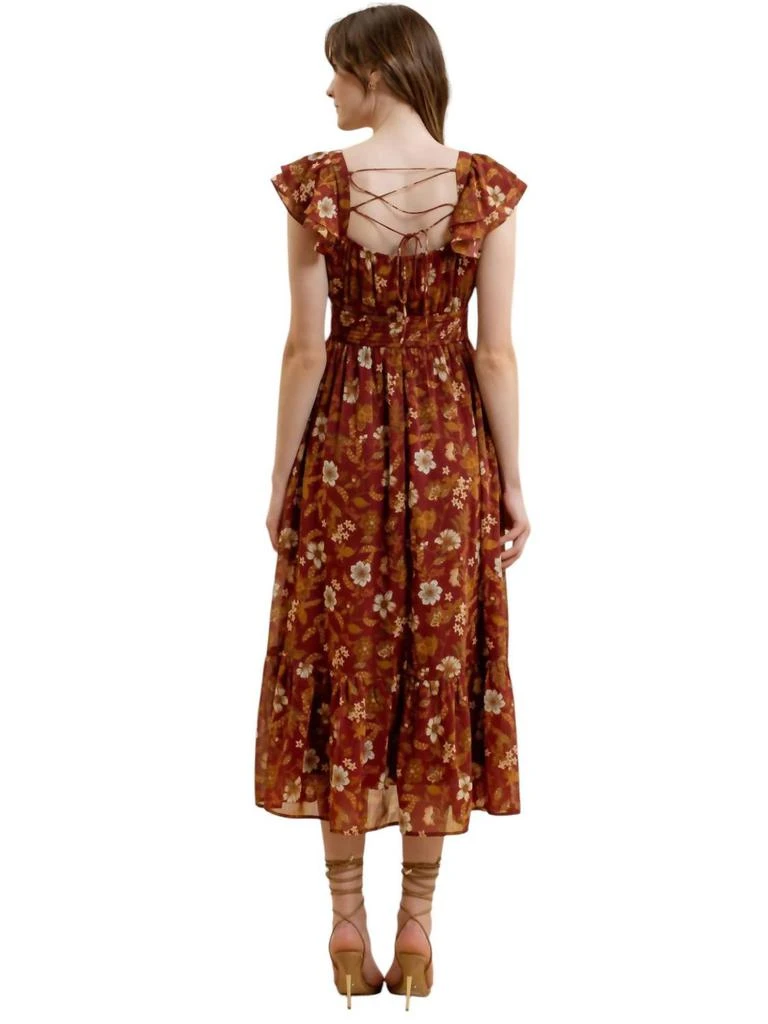 Blu Pepper Blu Pepper - Fall Floral Dress 3