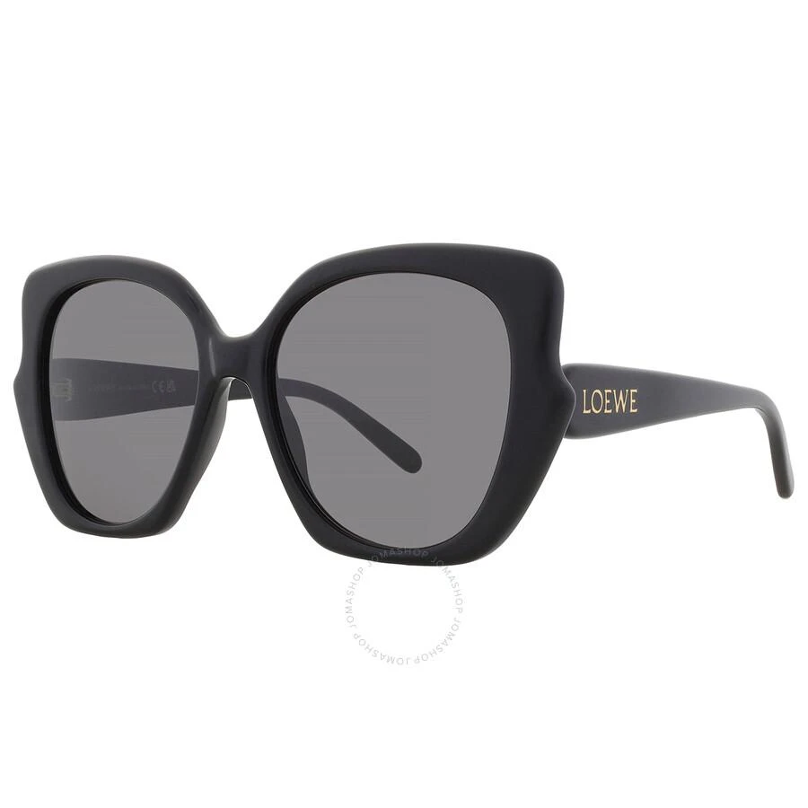 Shop Loewe Smoke Butterfly Ladies Sunglasses LW40133I 01A 55  display picture 3