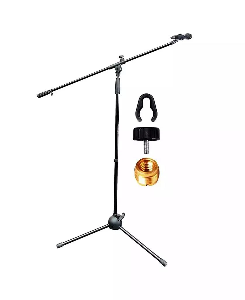 5 Core Tripod Mic Stand Heavy Duty Height Adjustable Floor Microphone Boom Arm Pedestal Para Microfono for Singing On Stage Studio - MS 080