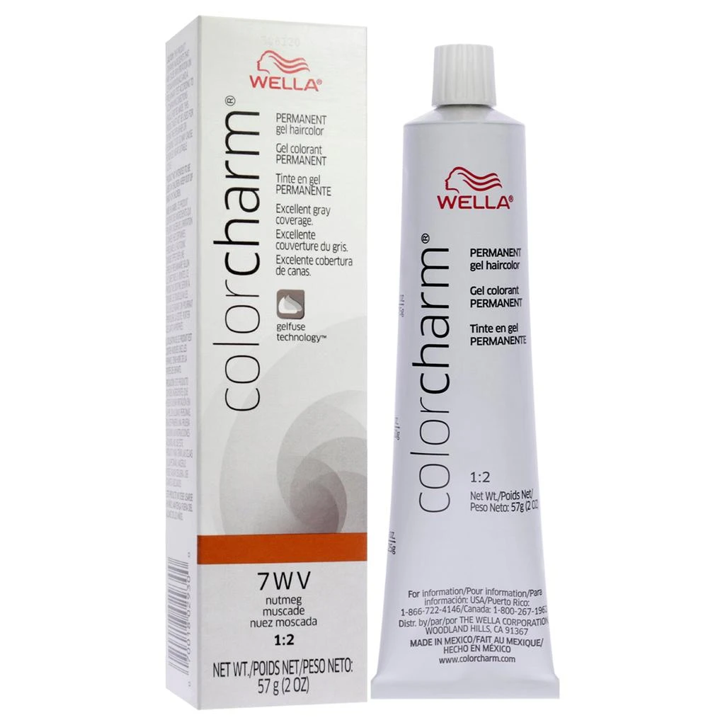 Wella Color Charm Permanent Hair Color Gel - 7WV Nutmeg by  for Women - 2 oz Hair Color 3