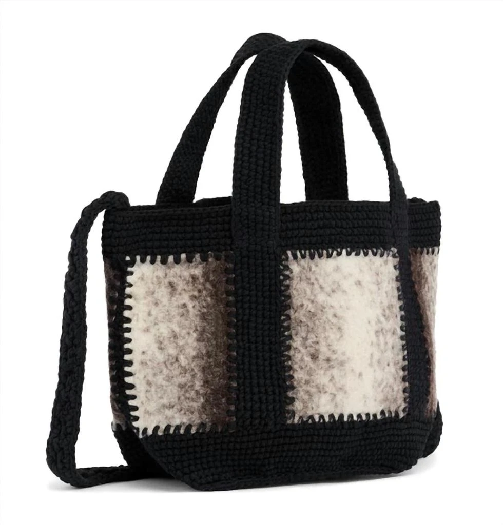 Vanessabruno Women's Small Wool Cabas Bag 2