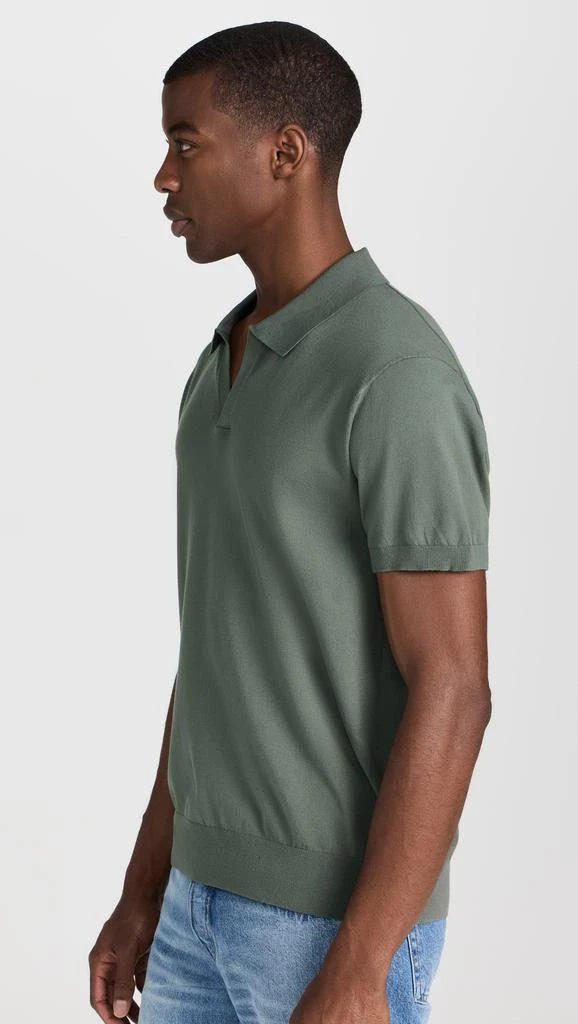 Club Monaco Short Sleeve Tech Johnny Collar Polo 3