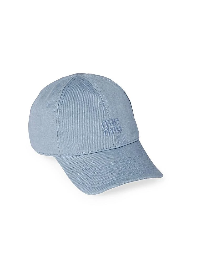 Miu Miu Corduroy Baseball Cap with Structured Crown - Hats  display picture 3
