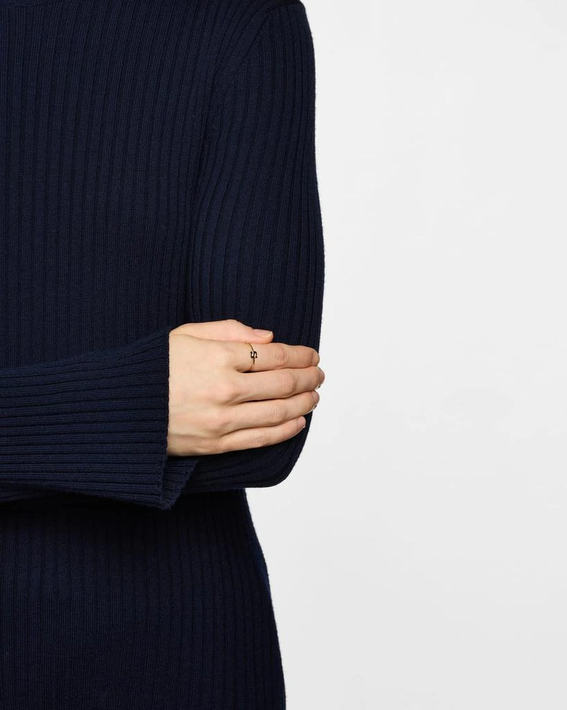 Zoe Lev 14K Yellow Gold Initial Ring, Size 7 2