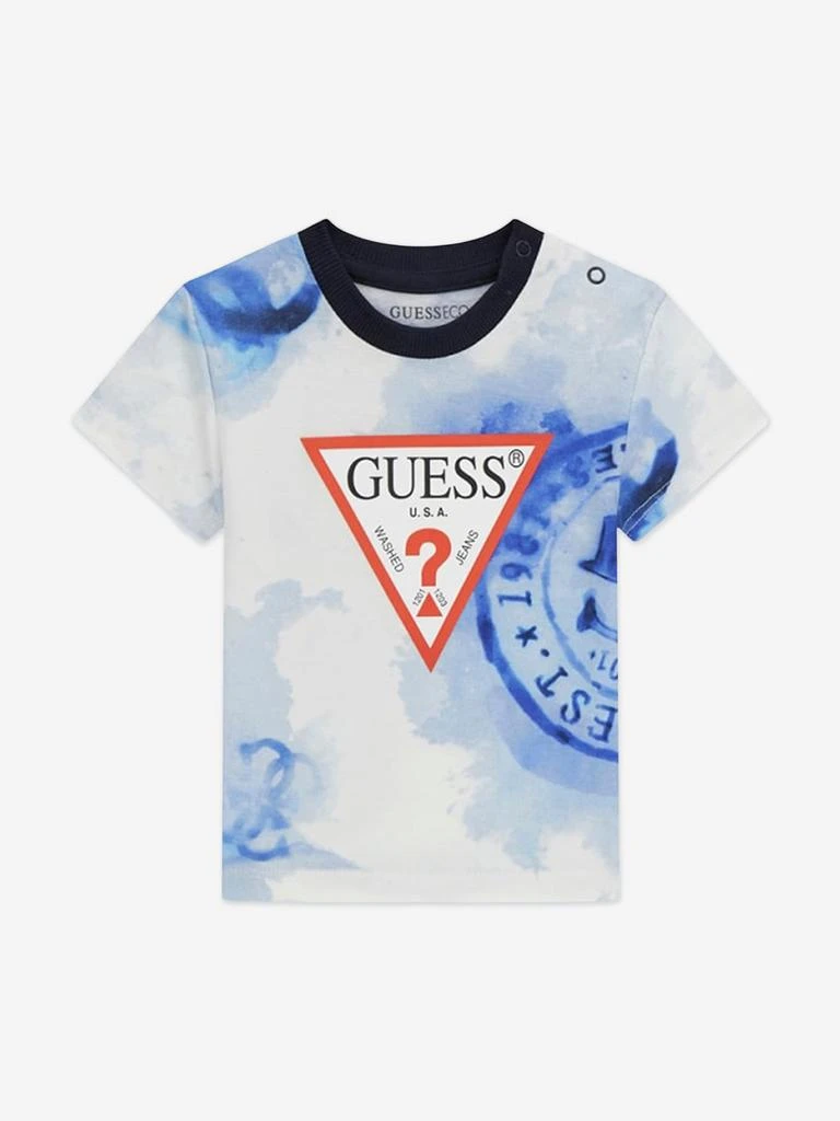 GUESS Guess Baby Boys T-Shirt and Shorts Set in Blue 3