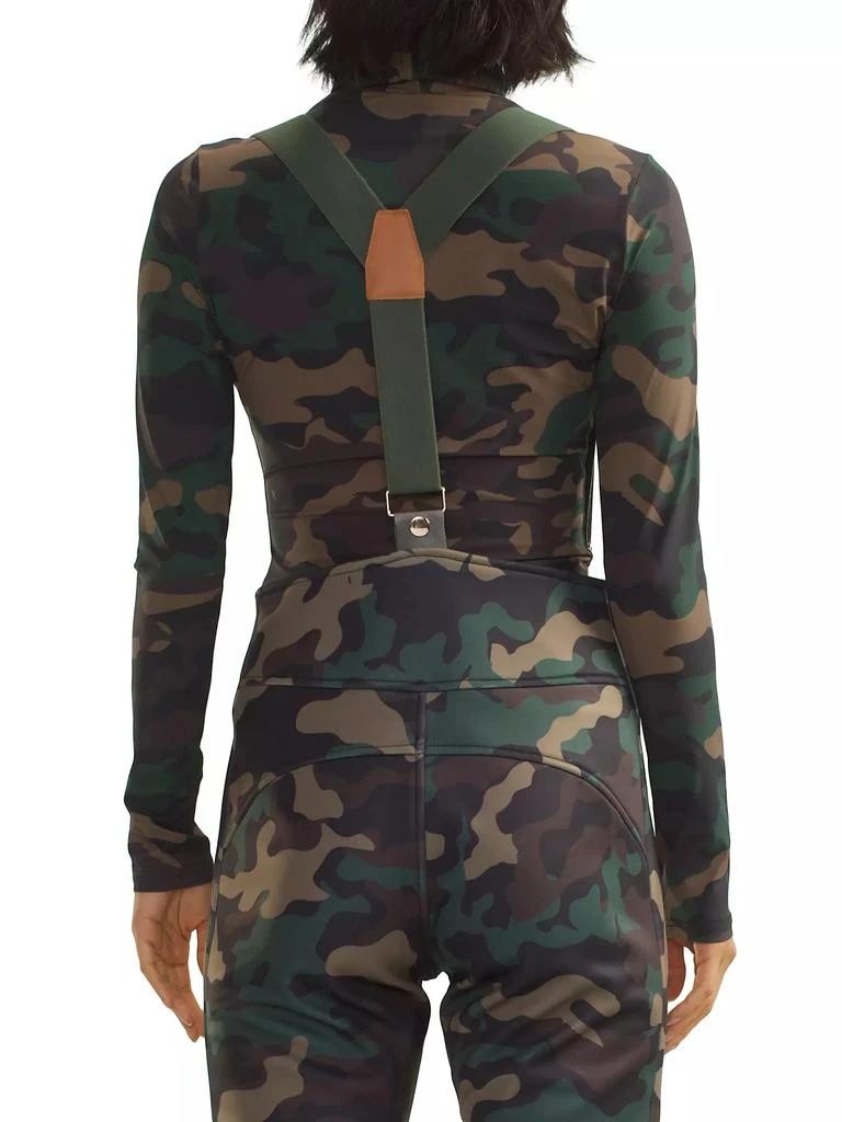 Cynthia Rowley Camouflage Turtleneck Top 4