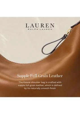 Lauren Ralph Lauren Ralph Lauren Leather Small Kassie Shoulder Bag 10