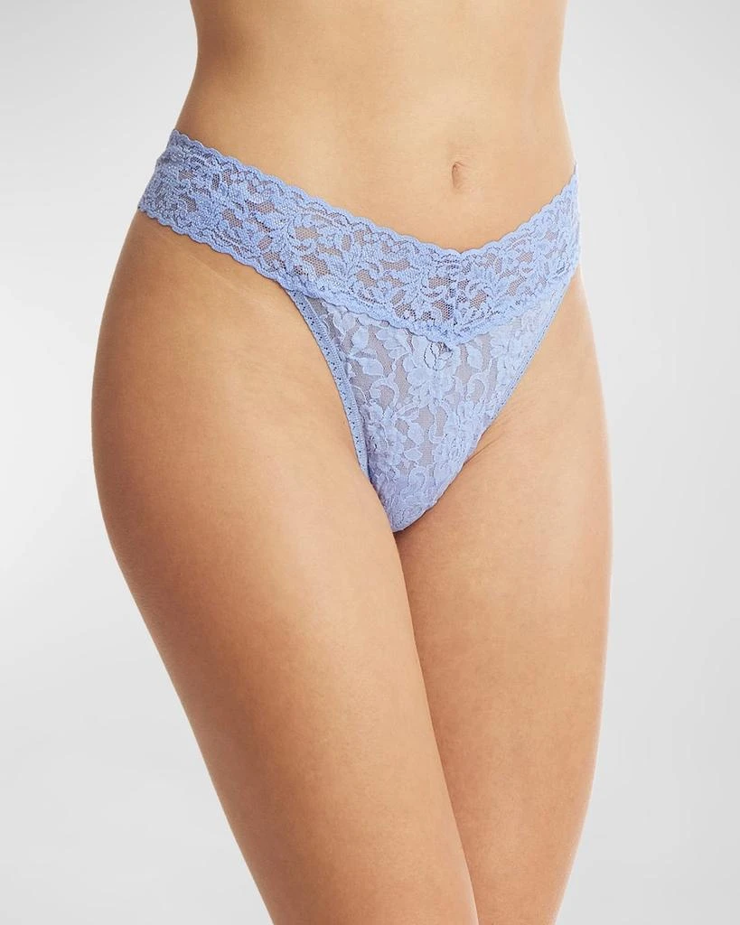 Hanky Panky Stretch Lace Traditional-Rise Thong 1