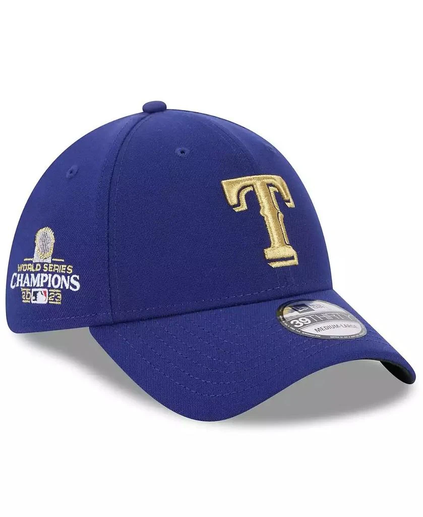 New Era Men's Royal Texas Rangers 2024 Gold Collection 39THIRTY Flex Hat 1