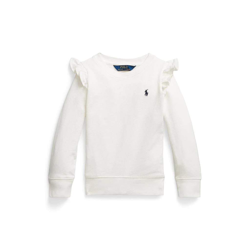 Polo Ralph Lauren Kids Ruffled Spa Terry Sweatshirt (Toddler) 1