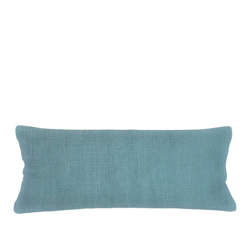 Anaya Home So Soft Linen Turquoise Pillow 14 x 40 DOWN 1