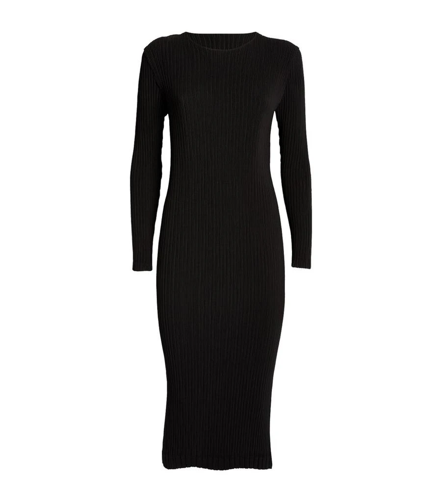 Issey Miyake Hatching Pleats Midi Dress 1