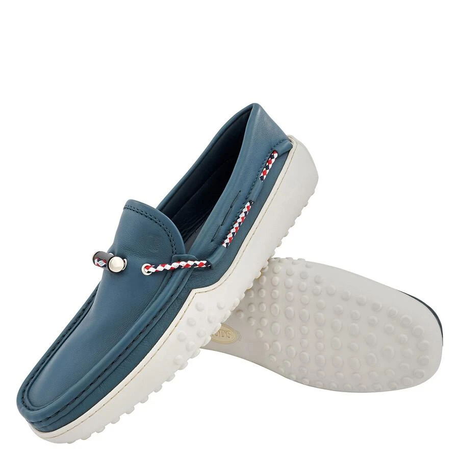 Tod's Men's Light Blue Gommino Leather Loafers 2