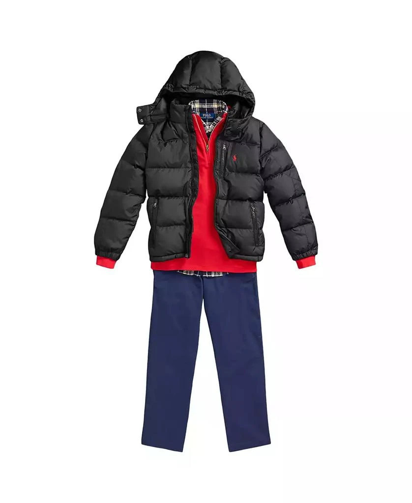 Ralph Lauren Big Boys Ripstop Down Hooded Jacket 3