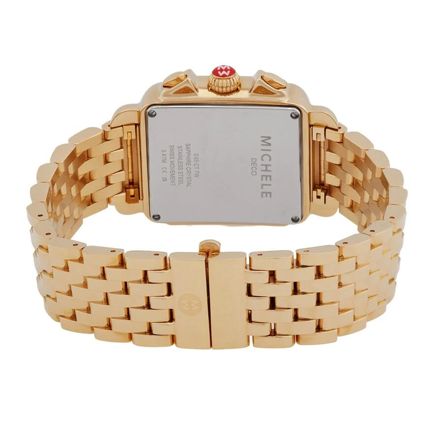 Shop Michele Chronograph Quartz Diamond White Mother of  display picture 2