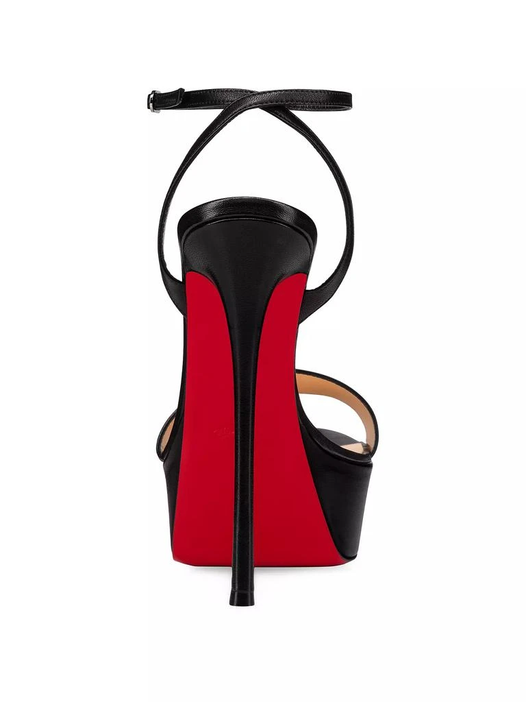 Christian Louboutin Loubi Queen Alta 150MM Leather Platform Sandals 3