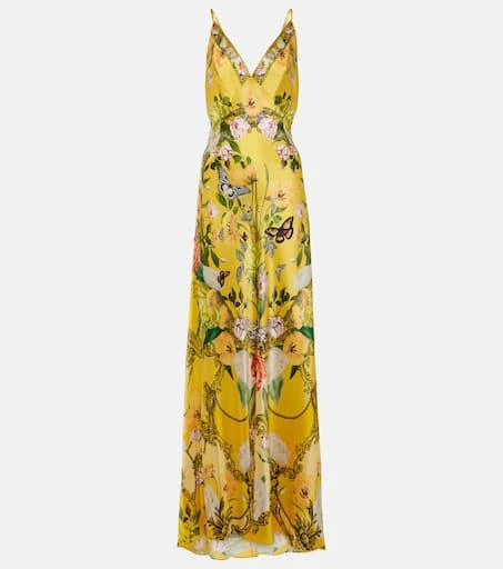 Salista Slip Dress in Grunge Daisy Floral main image 1