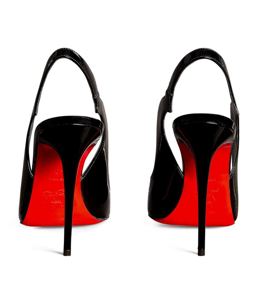 Christian Louboutin Hot Chick Sling Patent Slingback Pumps 100 3