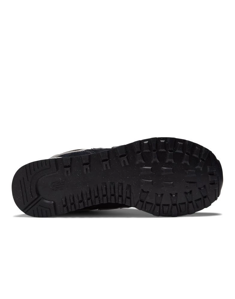New Balance New Balance 574 trainers in metallic black 4