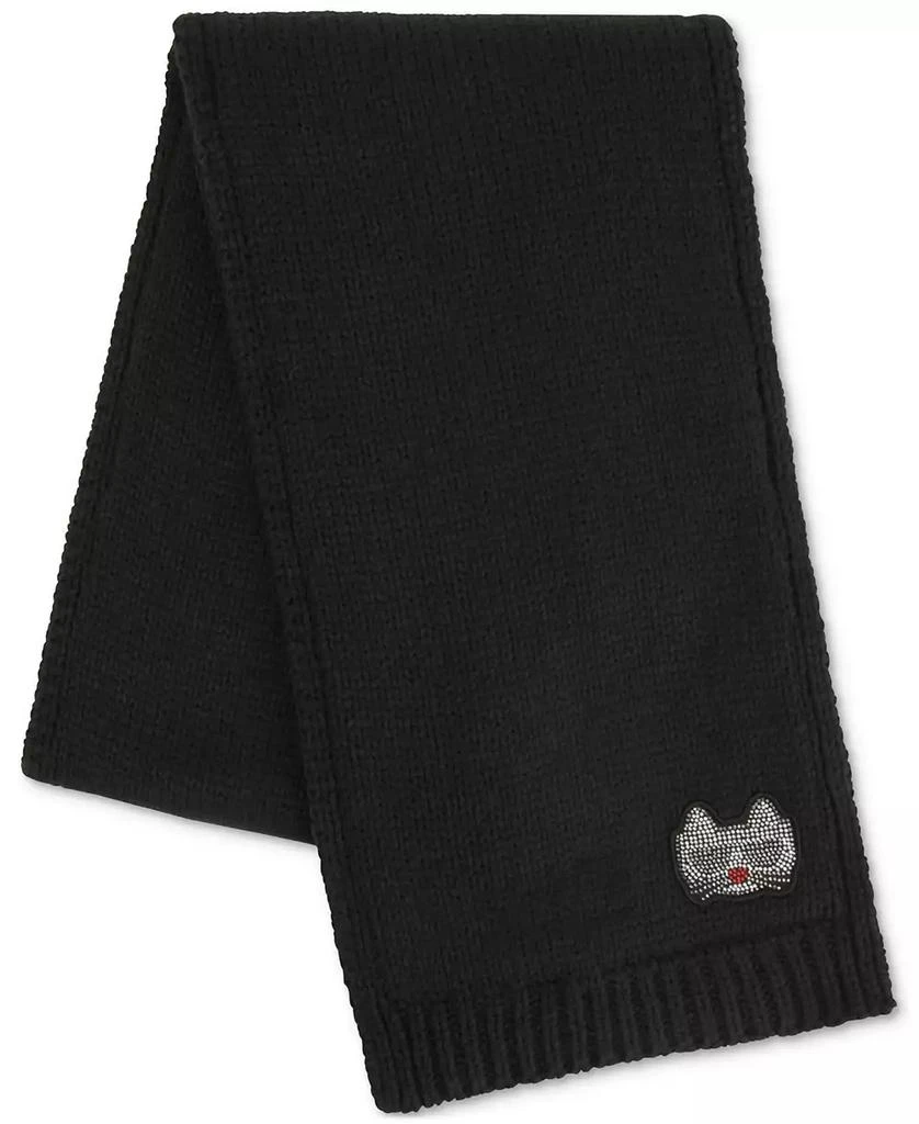 Karl Lagerfeld Paris Beanie & Scarf Gift Set Black C’est Moi Cat Rhinestone NIB Shop Women main image 3