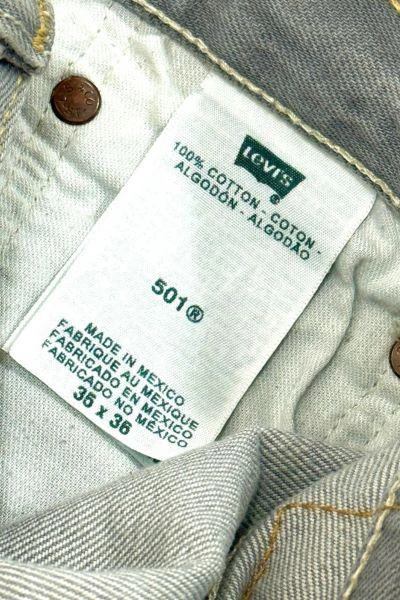 Levi's Vintage 1990's Levi’s® 501 Straight Leg Denim Jeans 2