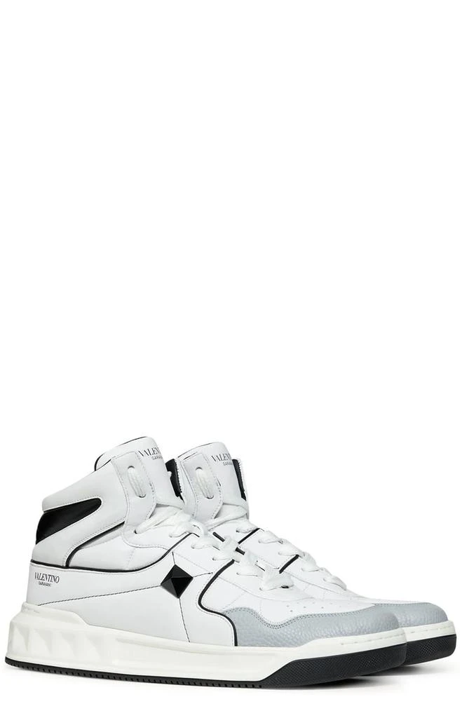 Valentino Valentino Garavani One Stud Mid-Top Sneakers 2