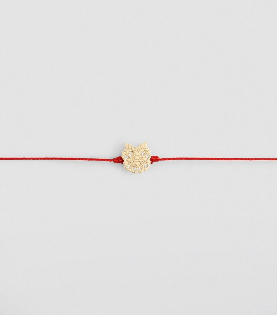 Redline Yellow Gold and Diamond Lucky Dragon Bracelet 2