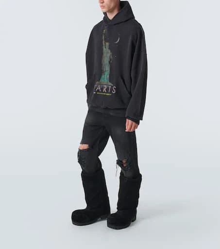 Balenciaga Alaska Fur High suede boots 2