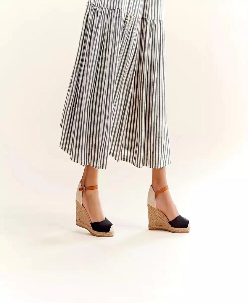 White Mountain Women's Mamba Espadrille Wedges 3