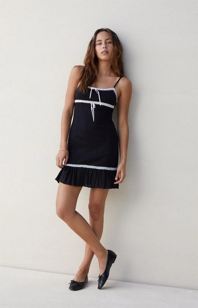 Beverly and Beck Olivia Bow Trim Mini Dress 5