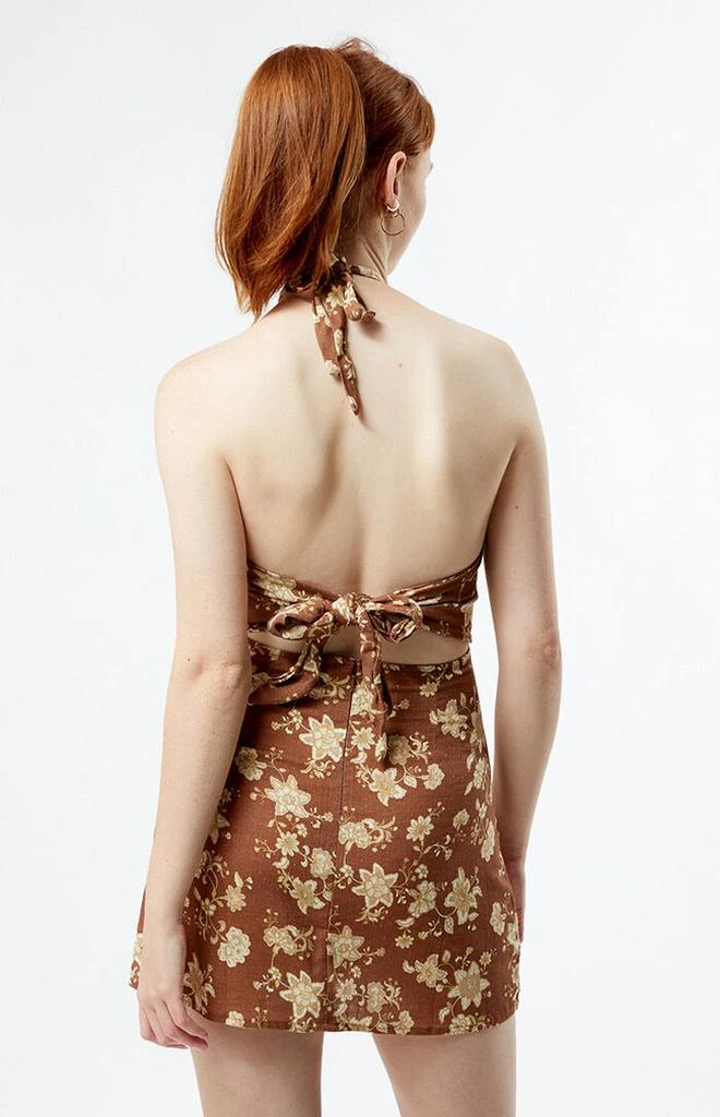 Rhythm Nova Paisley Halter Mini Dress 3