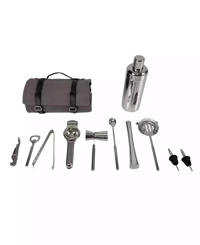 Legacy Barkeep Bar Tool Roll up Kit, Set of 12 1