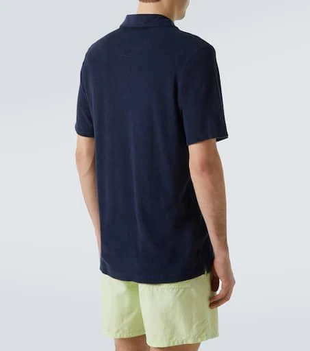 Frescobol Carioca Faustino terry polo shirt 4