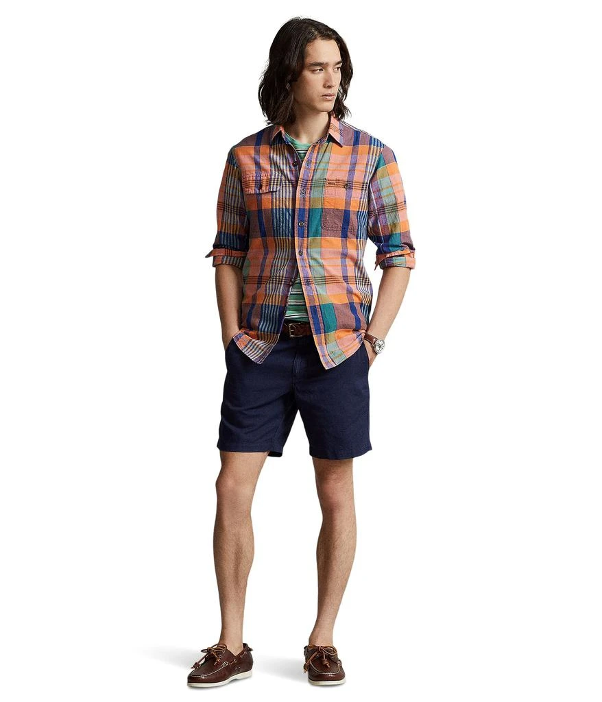 Polo Ralph Lauren 8" Straight Fit Linen-Cotton Shorts 4