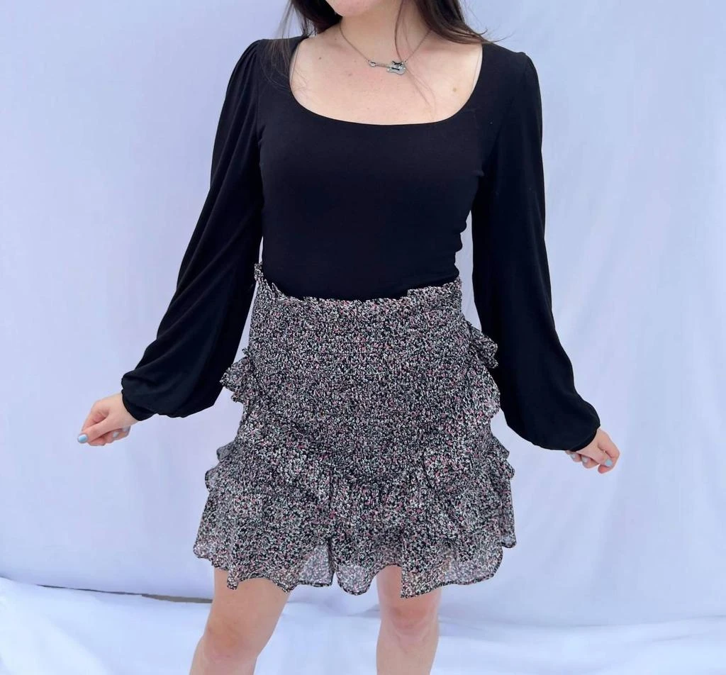 Lush Lush - Smocked Ruffle Skirt 3