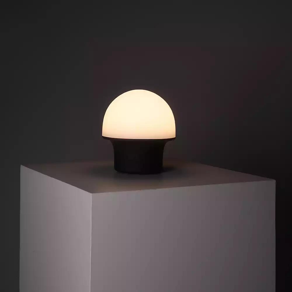 Brightech Portobello 6.6' Indoor/Outdoor USB-C Rechargeable Portable LED Table Lamp with 3-Way Dimmer