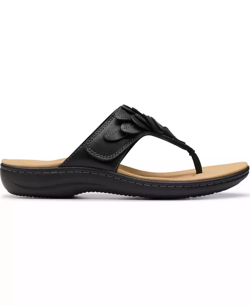 Clarks Collection Women's Laurieann Palm Flip-Flop Sandals 2