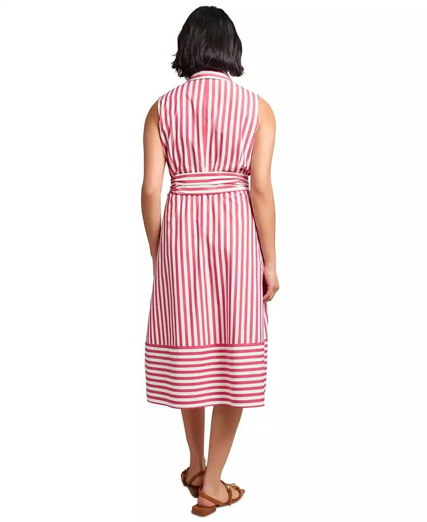JONES NEW YORK Petite Striped Midi Shirtdress 3