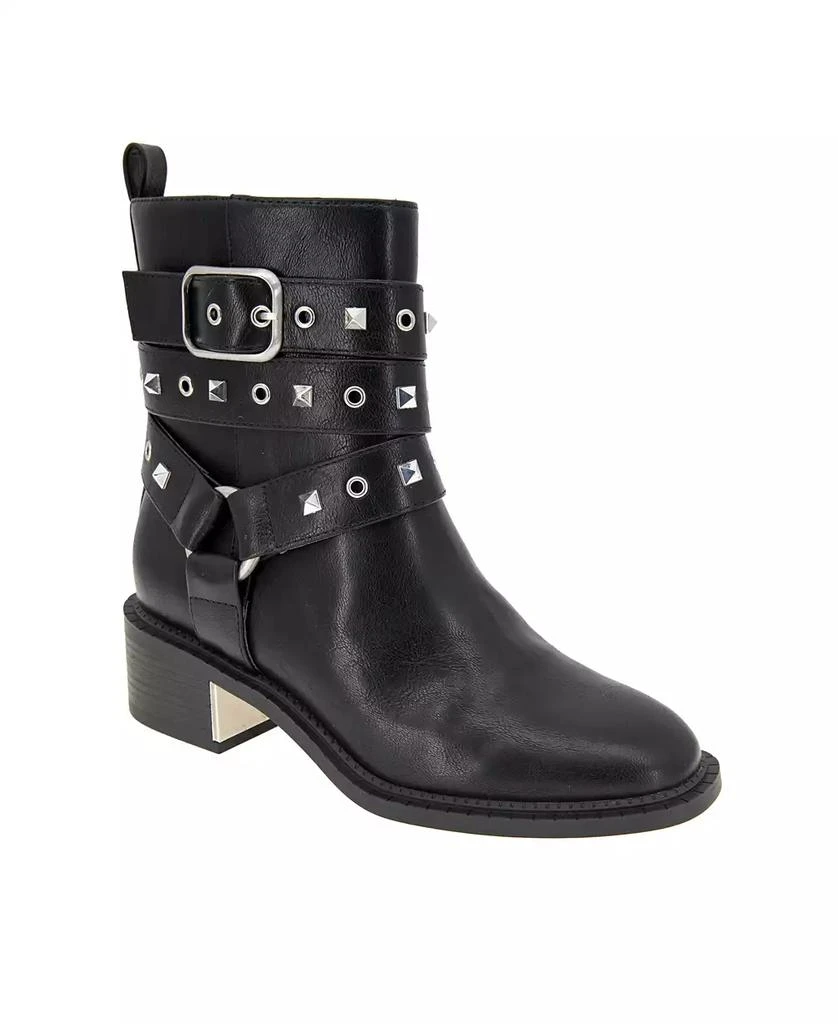 BCBG Women's Barla Harness Moto Booties 1