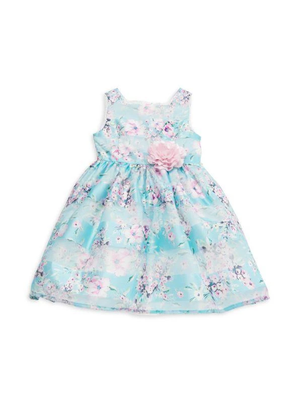Pippa & Julie Little Girl's Mila Floral Sleeveless Dress 1