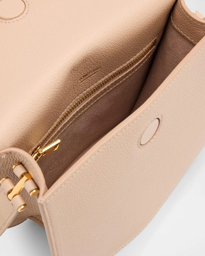 Tom Ford Tara Mini Crossbody in Grained Leather with Leather Strap 4