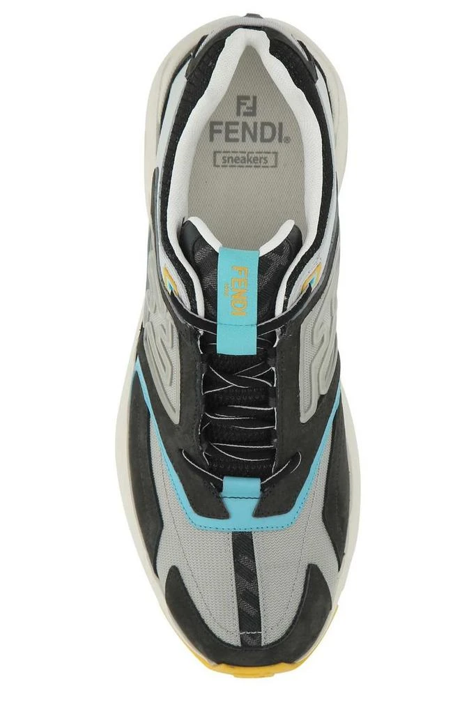 Fendi Fendi Faster FF-Embossed Detailed Low-Top Sneakers 3