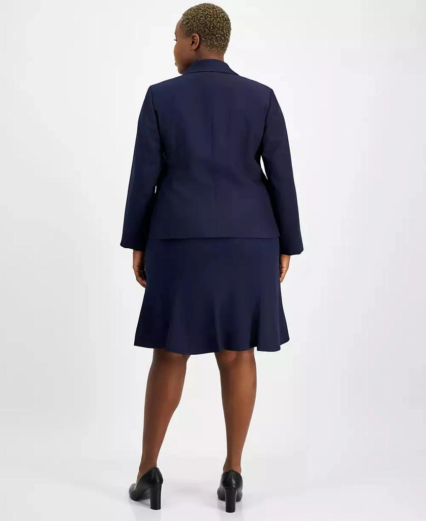 Le Suit Plus Size Three-Button Jacket & Skirt Suit Set 2
