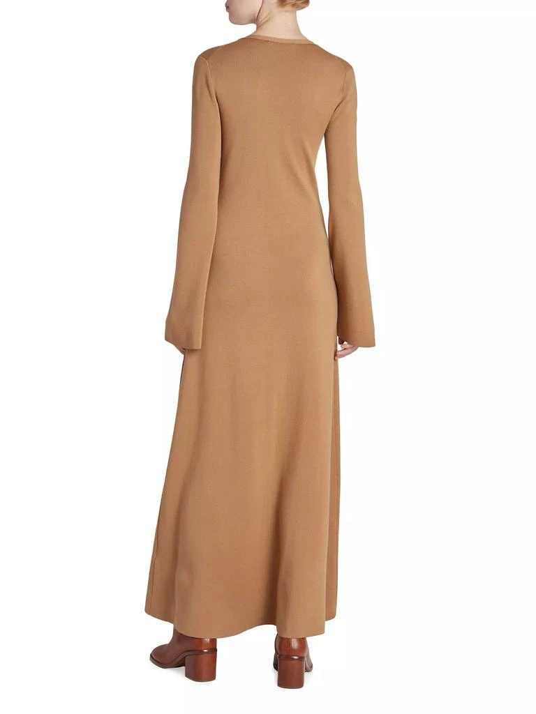 Chloé Knit Long-Sleeve Maxi Dress 5