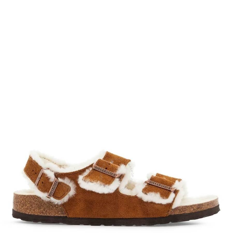 サンダル・ミュール BIRKENSTOCK Arizona Rivet Border leather sandals with applie Birkenstock Arizona rivet border leather sandals with